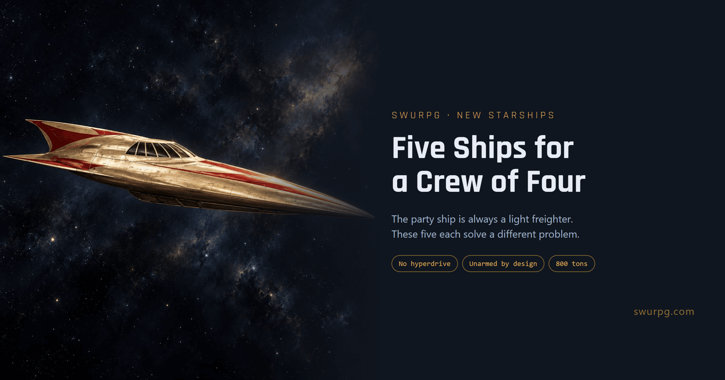 Cover image for Five Ships for a Crew of Four
