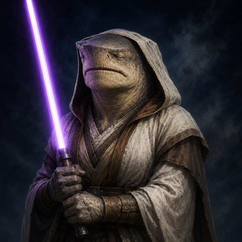 The Jedi — a Karkarodon who answered a different call