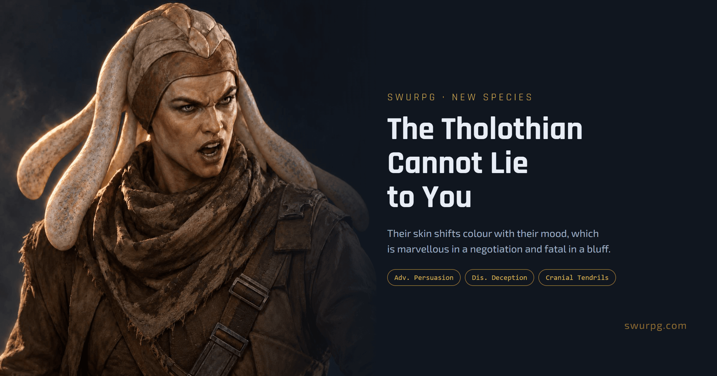 Cover image for The Tholothian Cannot Lie to You