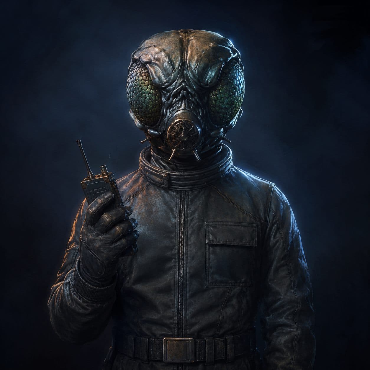 Guild Agent — Humanoid stat-block portrait for the Star Wars Universe RPG, Threat Rating 6