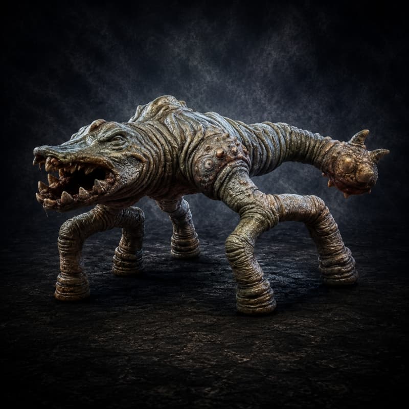 Houjix — Beast stat-block portrait for the Star Wars Universe RPG, Threat Rating 1.5