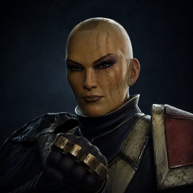 Hutt Enforcer — Humanoid stat-block portrait for the Star Wars Universe RPG, Threat Rating 2