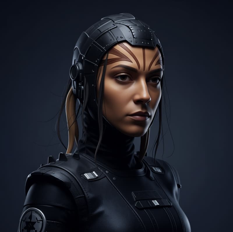Inquisitor — Humanoid stat-block portrait for the Star Wars Universe RPG, Threat Rating 6