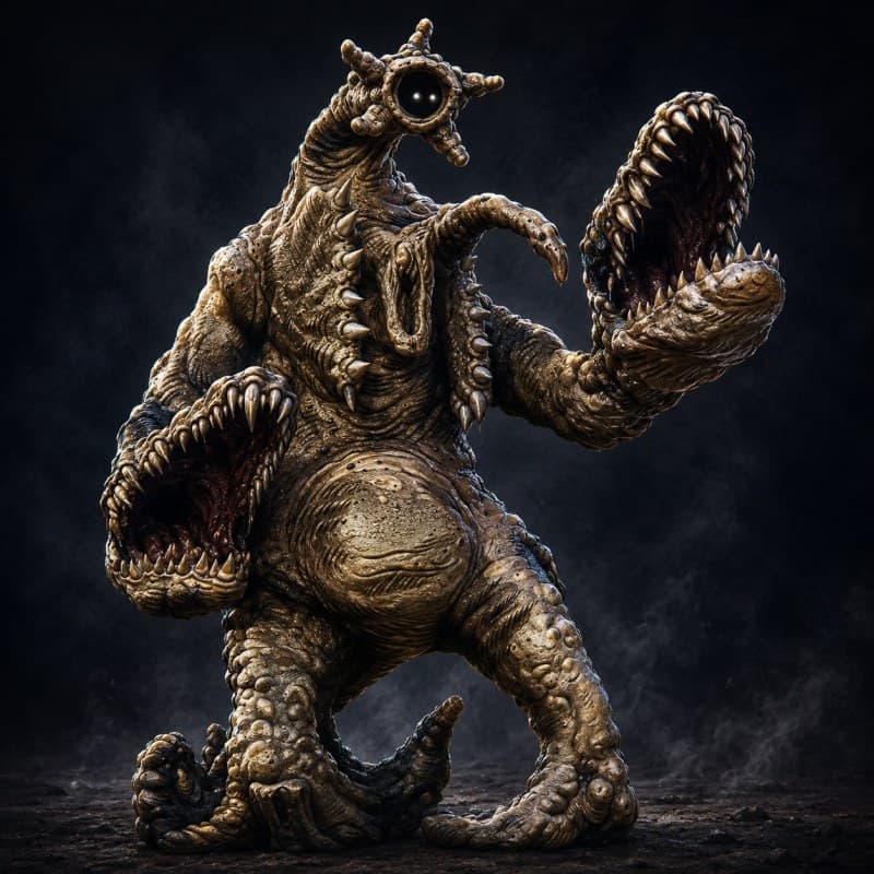 Ng'ok — Beast stat-block portrait for the Star Wars Universe RPG, Threat Rating 4