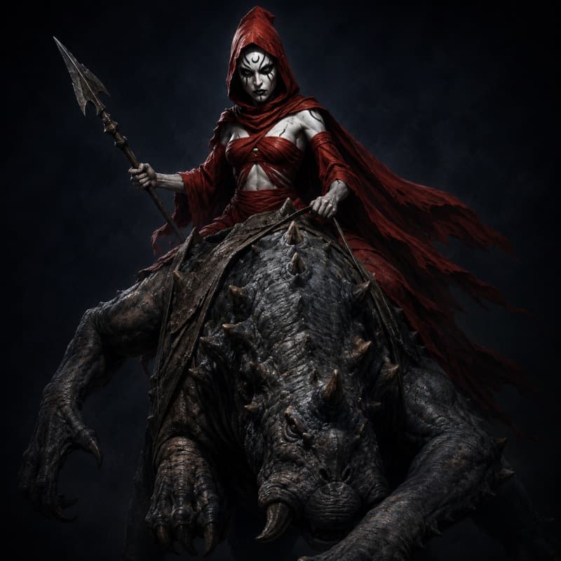 Beastwarden — Humanoid stat-block portrait for the Star Wars Universe RPG, Threat Rating 5