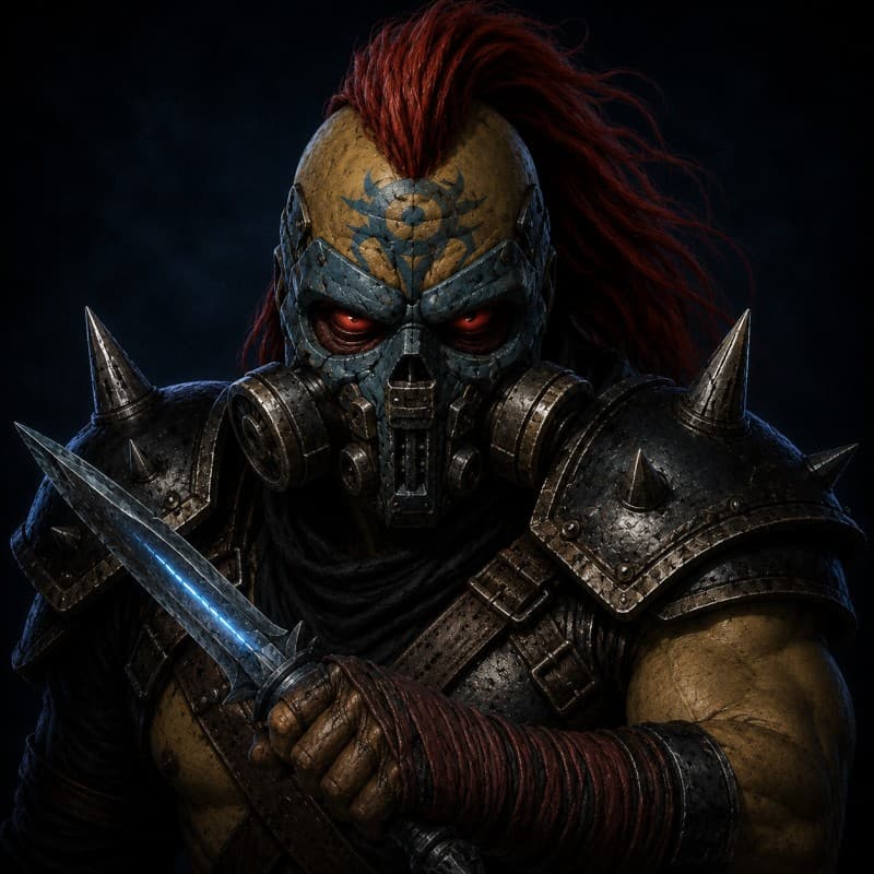 Nihil Cloud – Hunter — Humanoid (Nihil) stat-block portrait for the Star Wars Universe RPG, Threat Rating 1.5