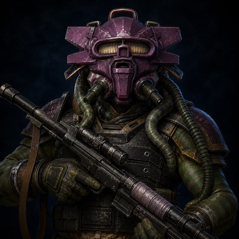 Nihil Storm – Commando — Humanoid (Nihil) stat-block portrait for the Star Wars Universe RPG, Threat Rating 4