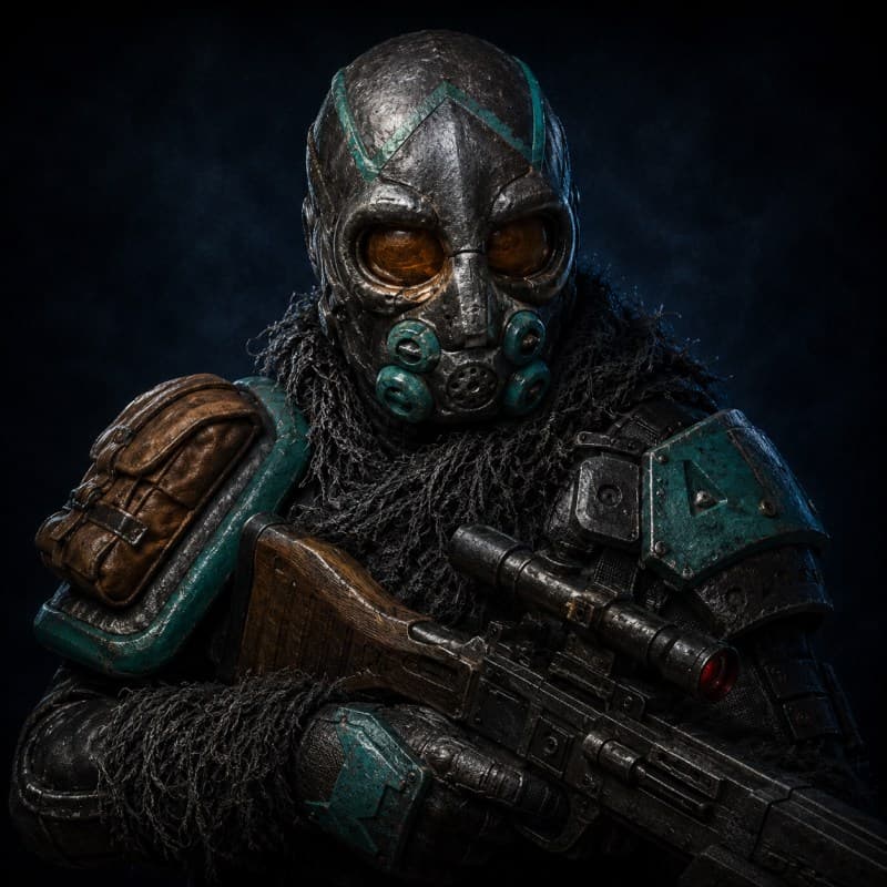 Nihil Storm – Reaper — Humanoid (Nihil) stat-block portrait for the Star Wars Universe RPG, Threat Rating 4