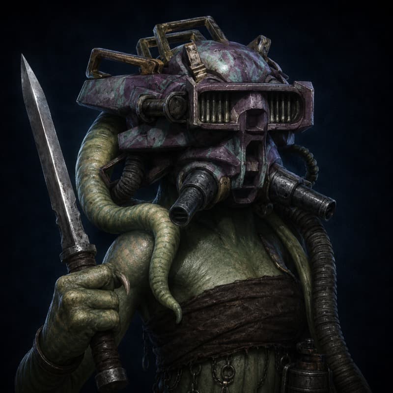 Nihil Strike – Cutthroat — Humanoid (Nihil) stat-block portrait for the Star Wars Universe RPG, Threat Rating 0.5