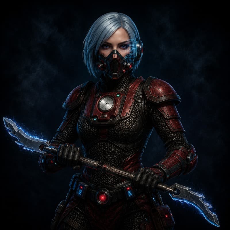 Nihil Tempest – Stormlord — Humanoid (Nihil) stat-block portrait for the Star Wars Universe RPG, Threat Rating 7