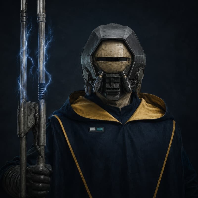 Pyke Elite Guard — Humanoid stat-block portrait for the Star Wars Universe RPG, Threat Rating 4