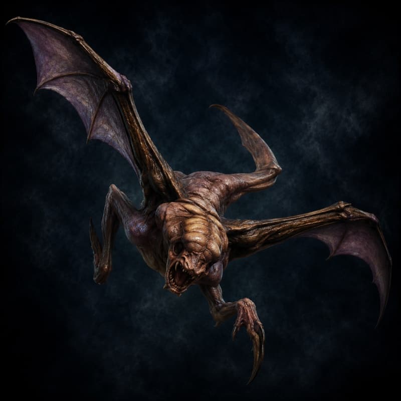 Shyrack — Beast stat-block portrait for the Star Wars Universe RPG, Threat Rating 1.5