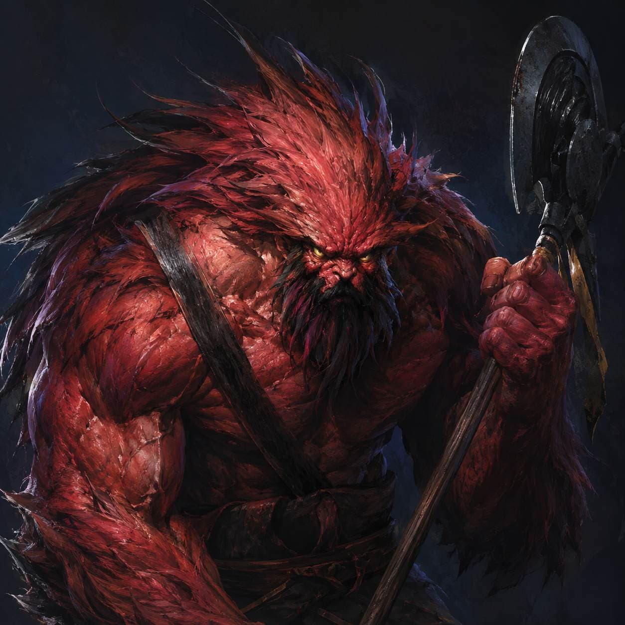 Massassi Warrior — Humanoid stat-block portrait for the Star Wars Universe RPG, Threat Rating 4