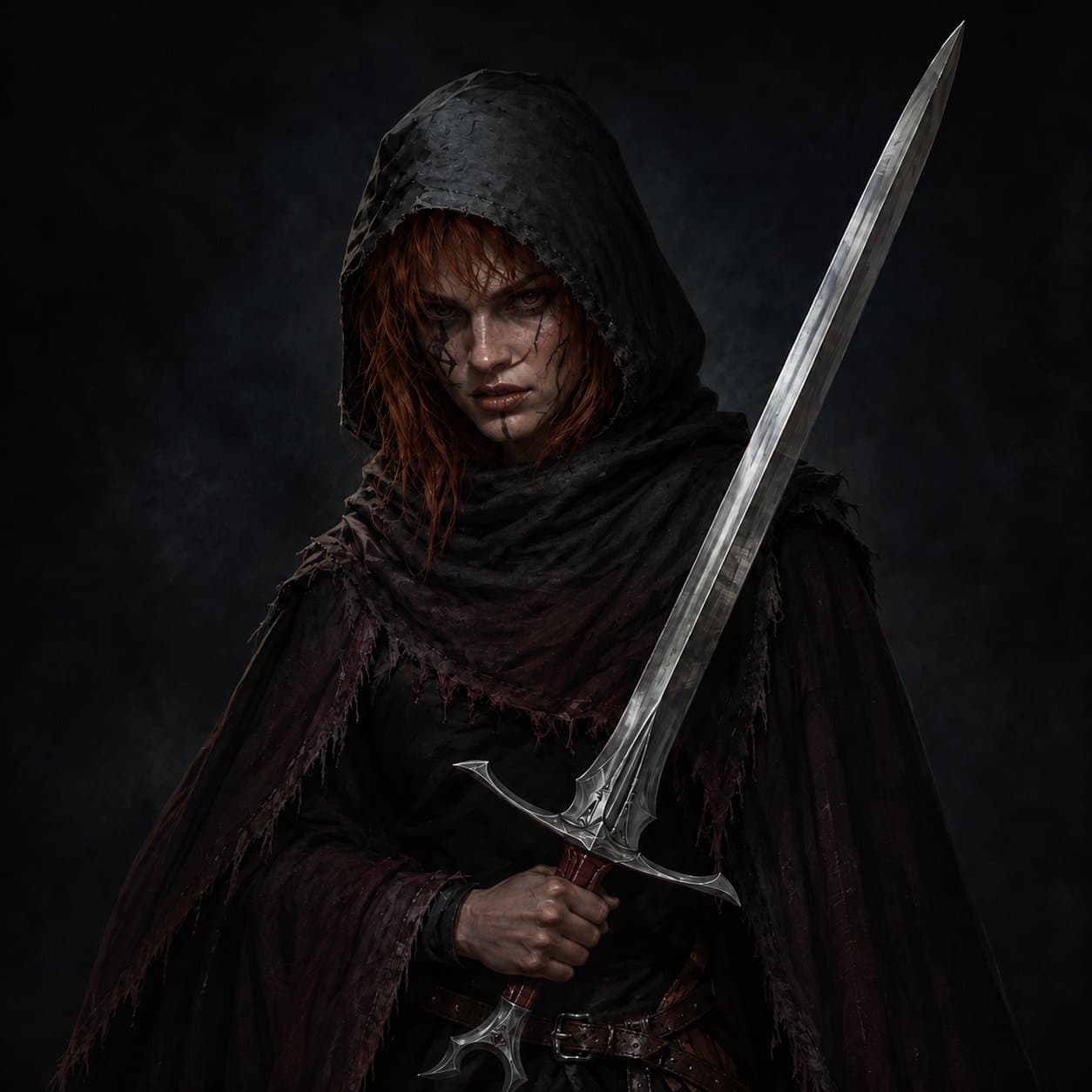 Sith Acolyte — Humanoid stat-block portrait for the Star Wars Universe RPG, Threat Rating 2