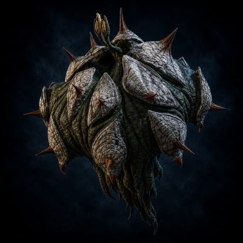Skungus — Beast stat-block portrait for the Star Wars Universe RPG, Threat Rating 0.25