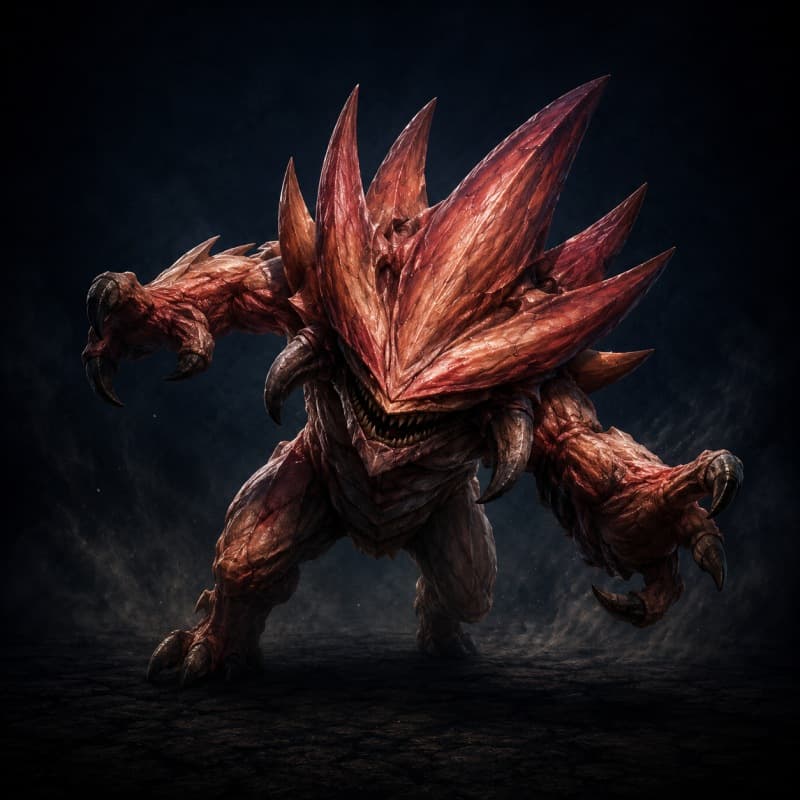 Terentatek — Beast (Dark Side) stat-block portrait for the Star Wars Universe RPG, Threat Rating 6