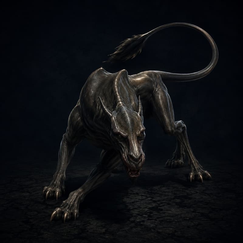 Vornskr Beast — Beast stat-block portrait for the Star Wars Universe RPG, Threat Rating 3