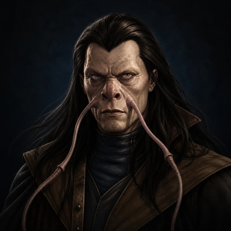 Anzati — playable species portrait for the Star Wars Universe RPG