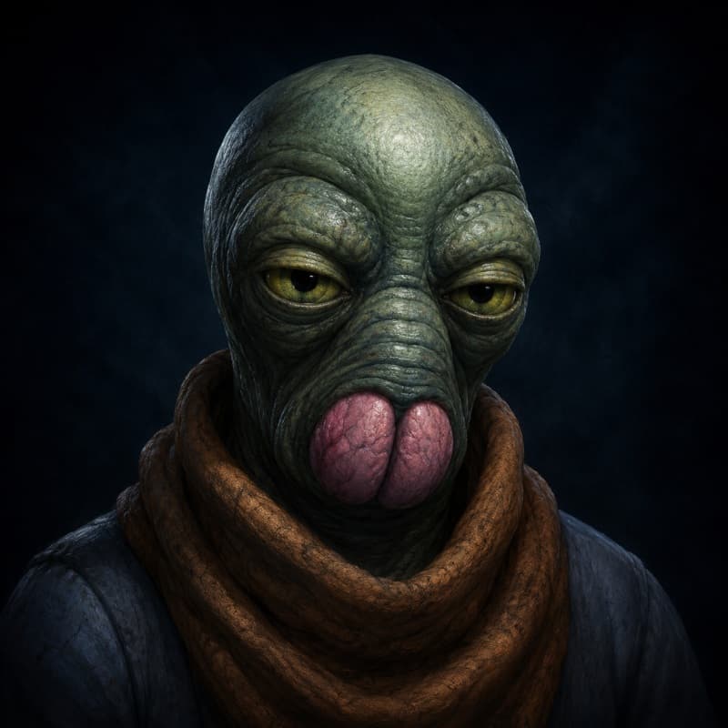 Aqualish — playable species portrait for the Star Wars Universe RPG