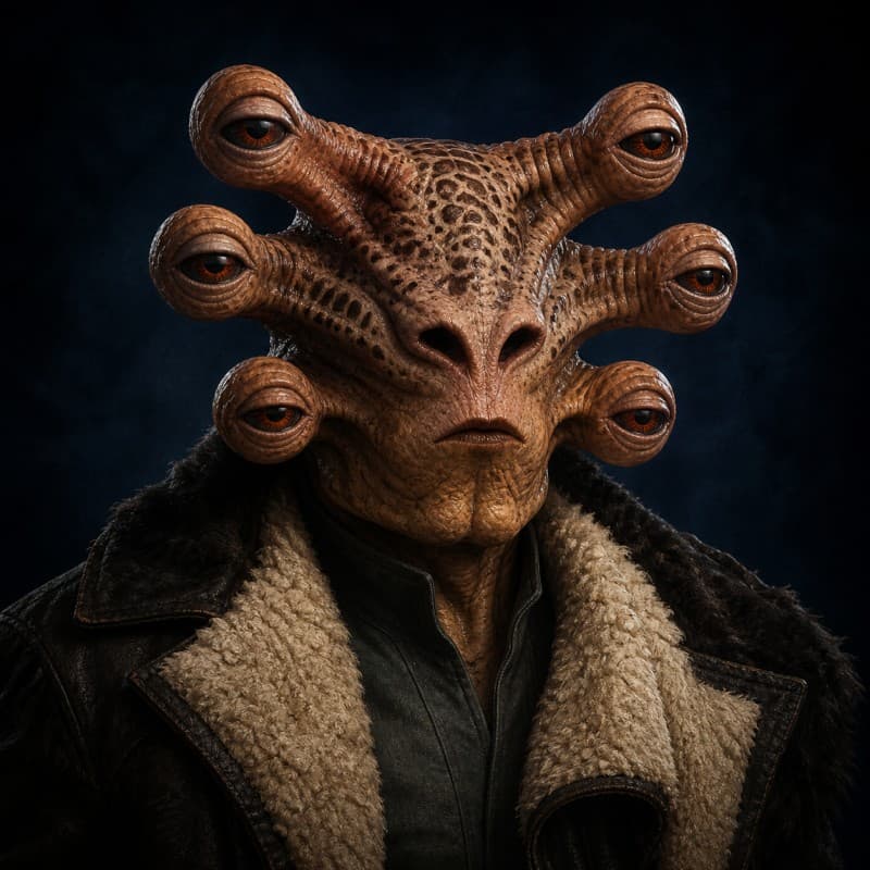 Azumel — playable species portrait for the Star Wars Universe RPG