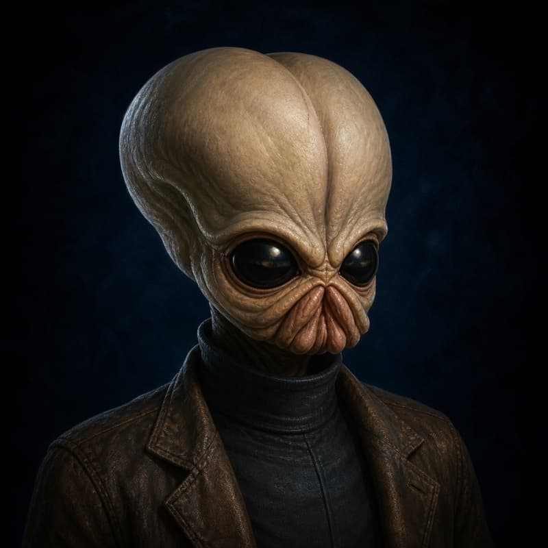 Bith — playable species portrait for the Star Wars Universe RPG