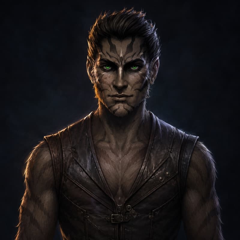 Cathar — playable species portrait for the Star Wars Universe RPG