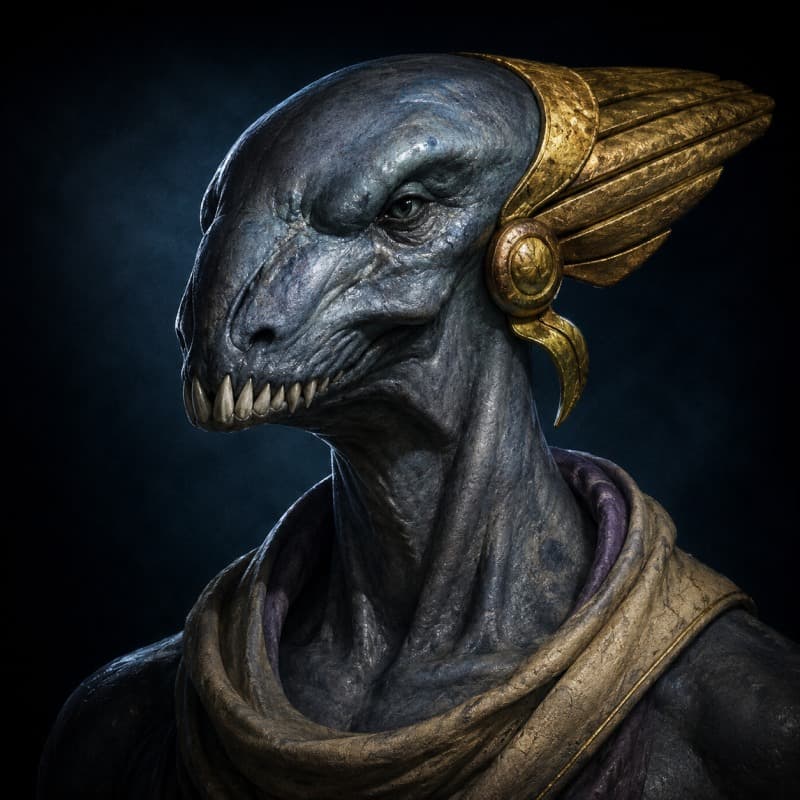 Draethos — playable species portrait for the Star Wars Universe RPG