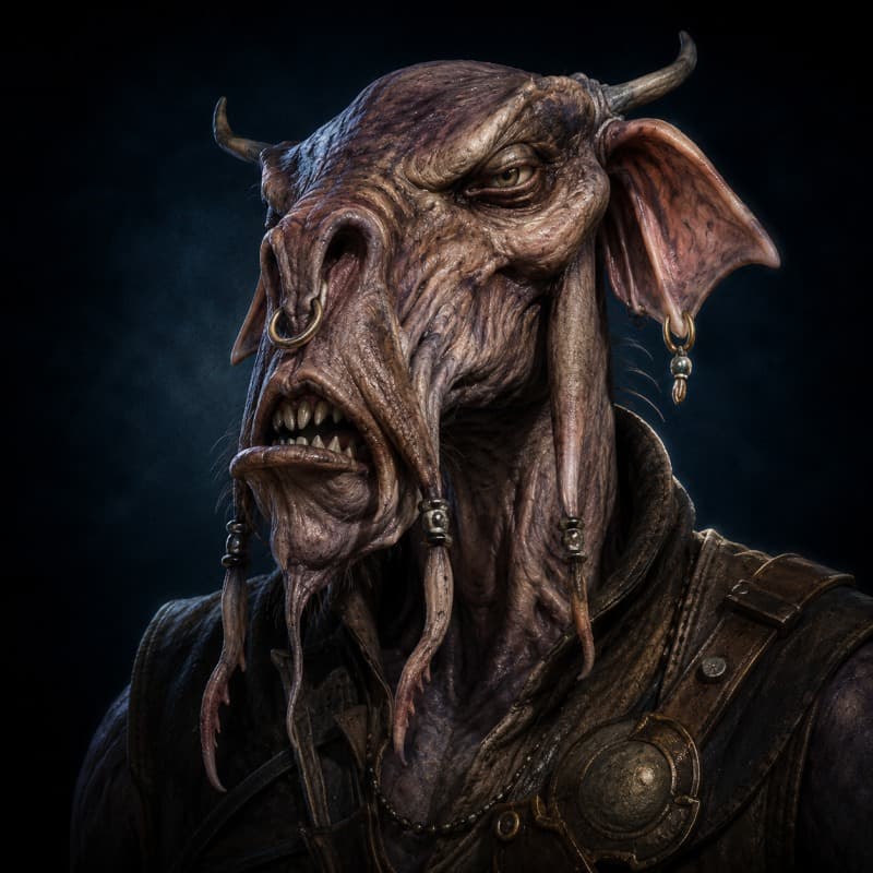 Dug — playable species portrait for the Star Wars Universe RPG