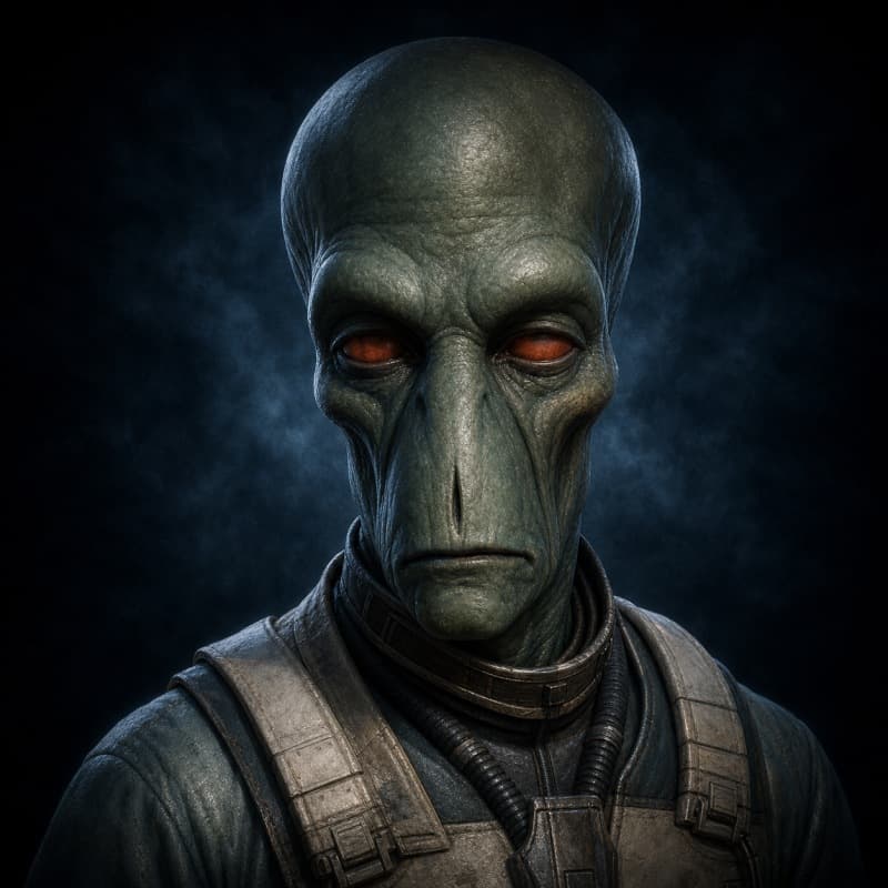 Duros — playable species portrait for the Star Wars Universe RPG