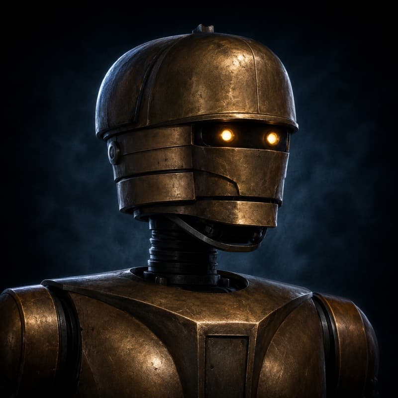 EV-Series Supervisor Droid — playable species portrait for the Star Wars Universe RPG
