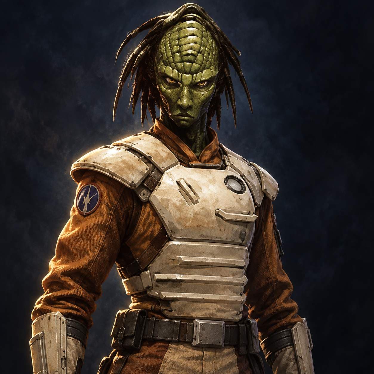Flight armour over Falleen scales