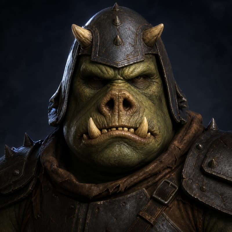 Gamorrean — playable species portrait for the Star Wars Universe RPG