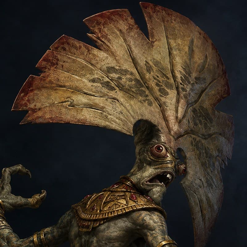 The winged soldier — coming down from above
