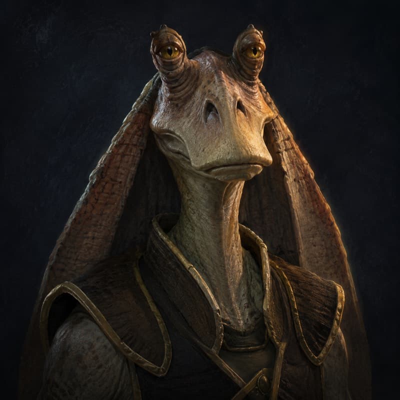 Gungan — playable species portrait for the Star Wars Universe RPG