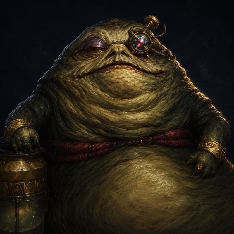 Hutt — playable species portrait for the Star Wars Universe RPG