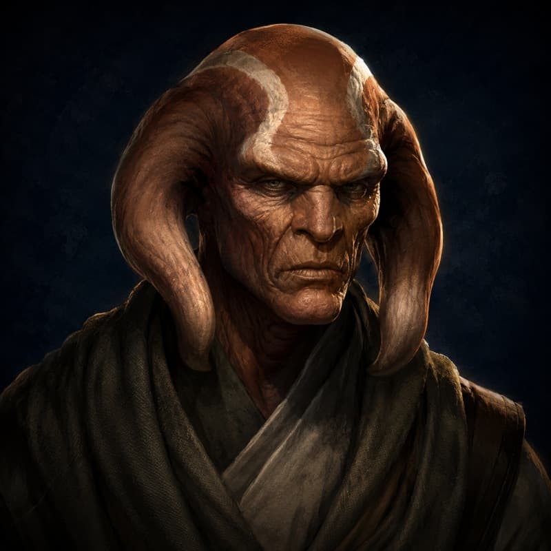 Iktotchi — playable species portrait for the Star Wars Universe RPG