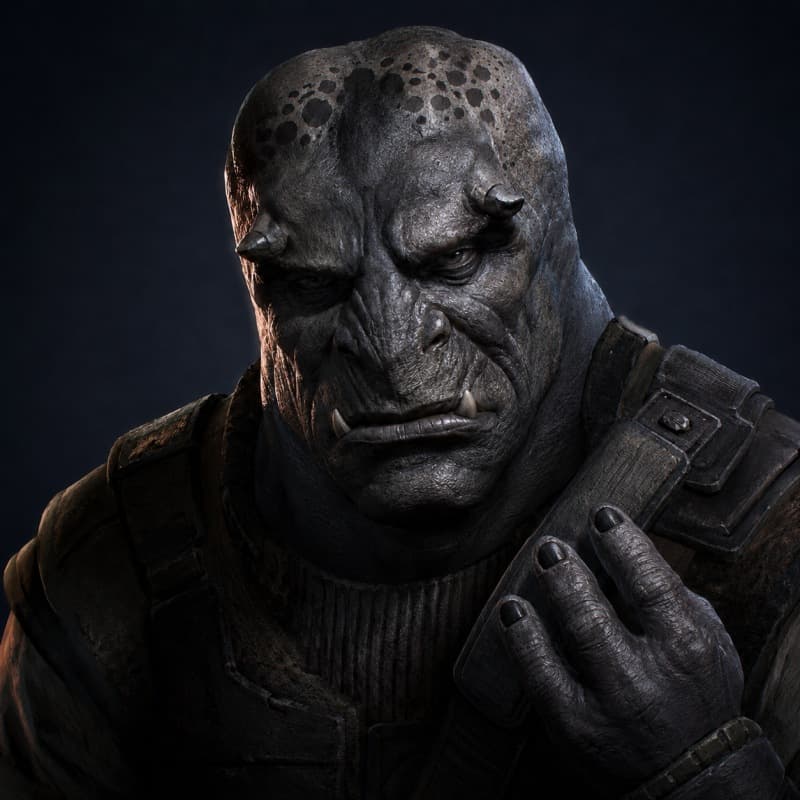 Iotran — playable species portrait for the Star Wars Universe RPG