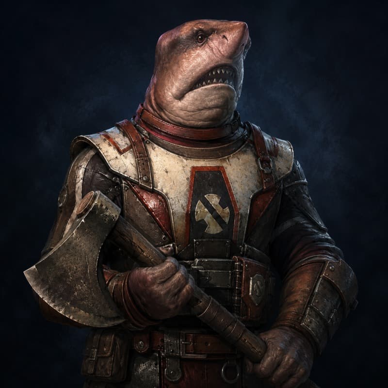 Karkarodon — playable species portrait for the Star Wars Universe RPG