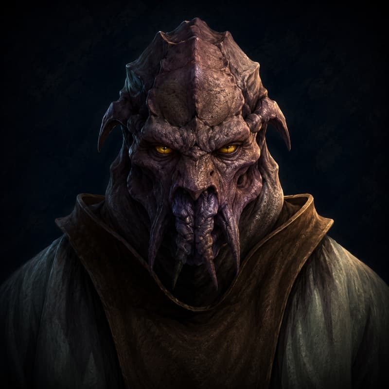 Kian'thar — playable species portrait for the Star Wars Universe RPG