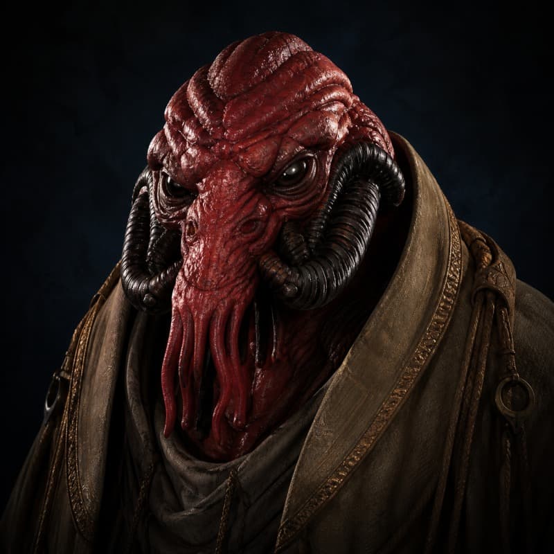 Krevaaki — playable species portrait for the Star Wars Universe RPG