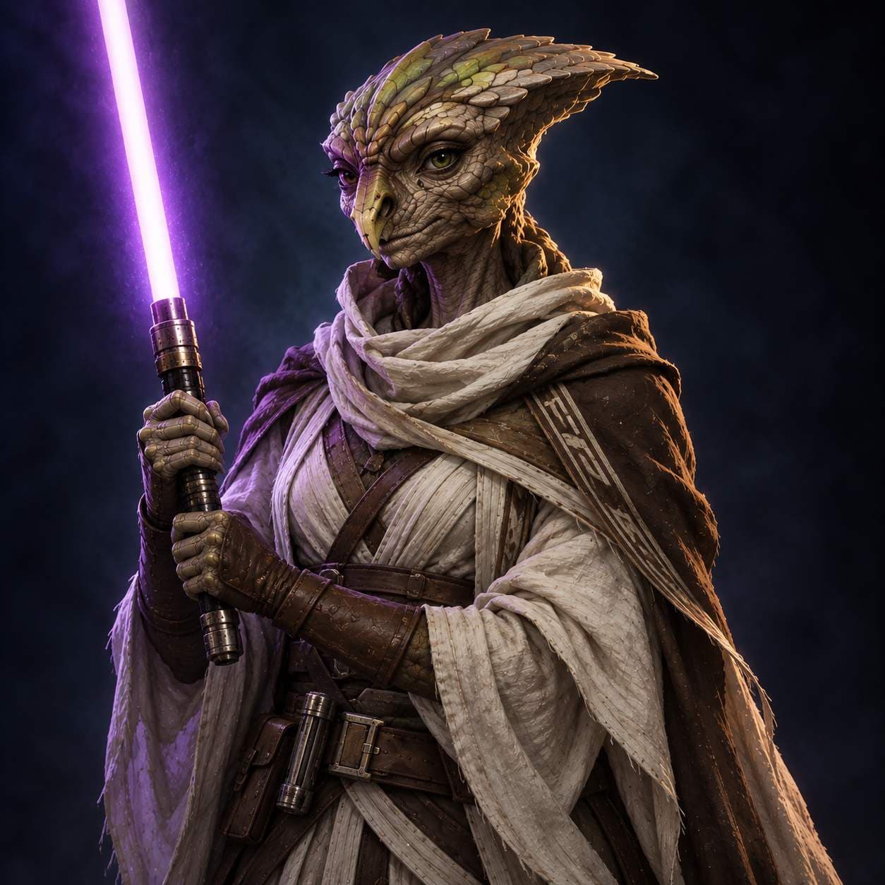 A Mosyk Jedi — the species of Master Eeko-Dio Daki