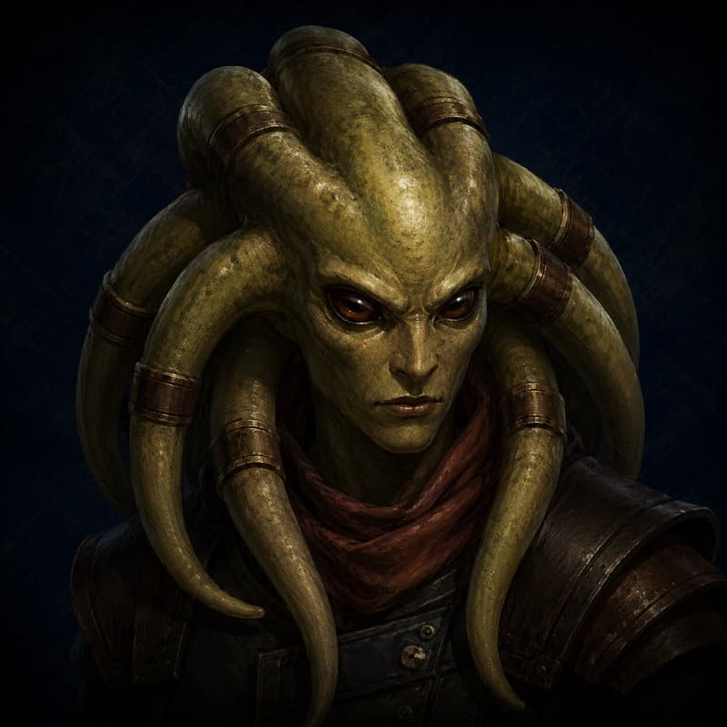 Nautolan — playable species portrait for the Star Wars Universe RPG