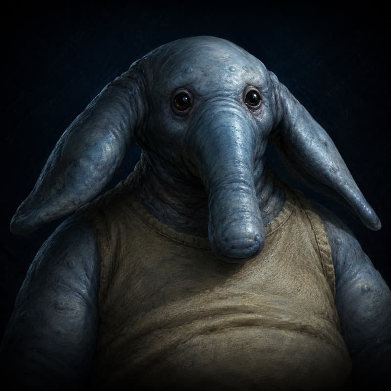 Ortolan — playable species portrait for the Star Wars Universe RPG