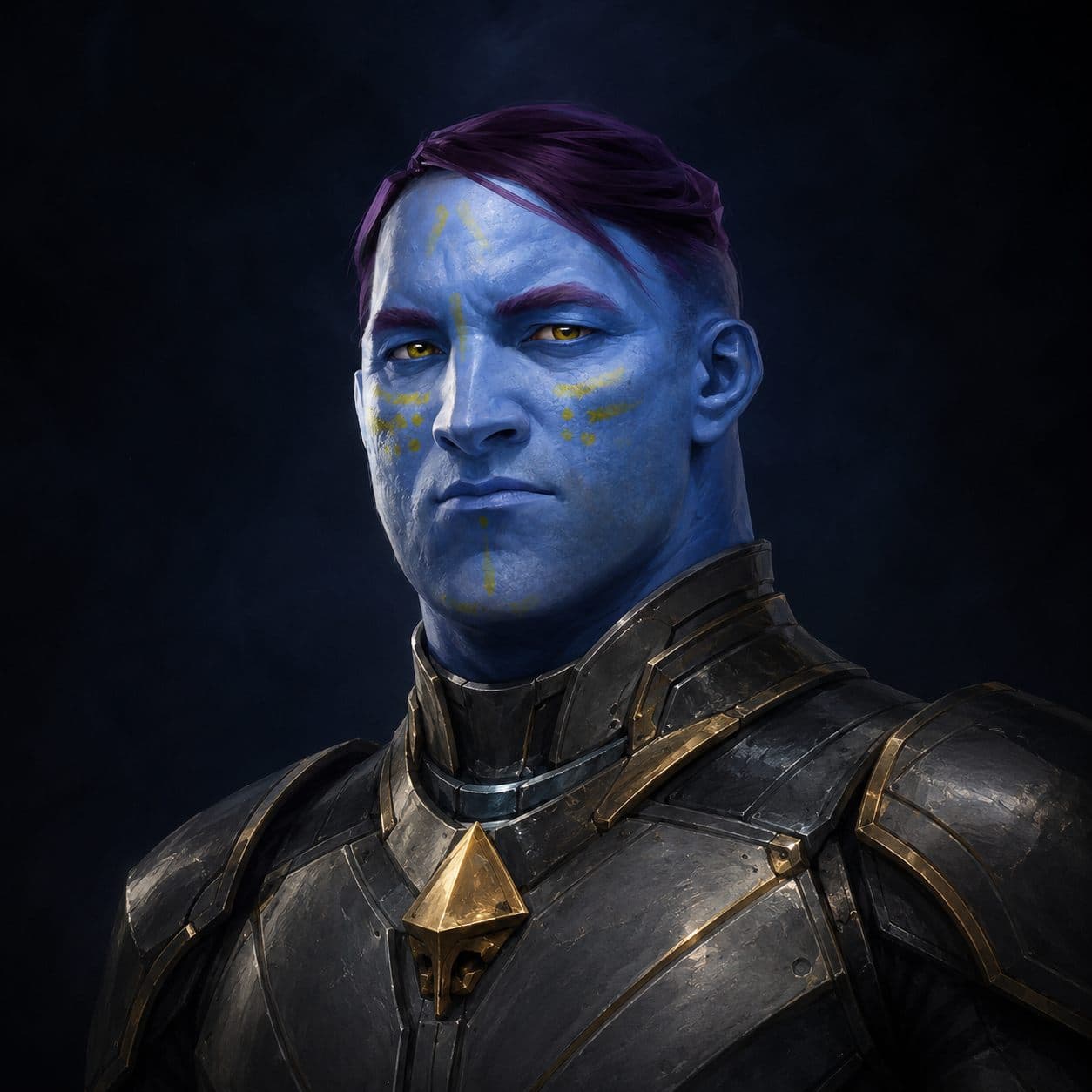 A Pantoran officer in Assembly colors