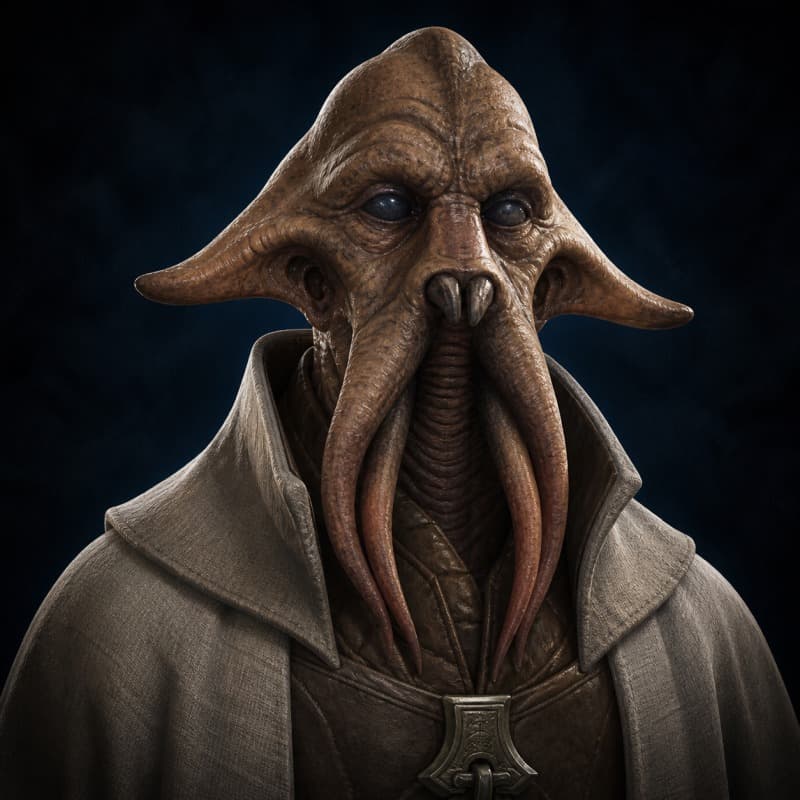Quarren — playable species portrait for the Star Wars Universe RPG