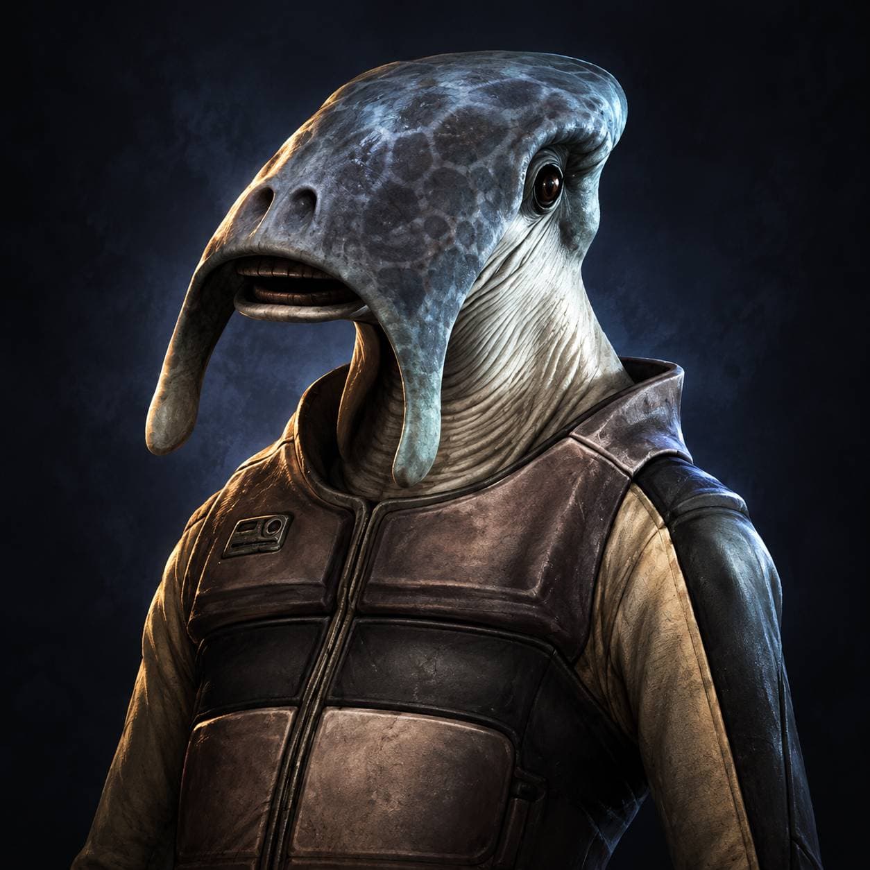 Selkath — playable species portrait for the Star Wars Universe RPG