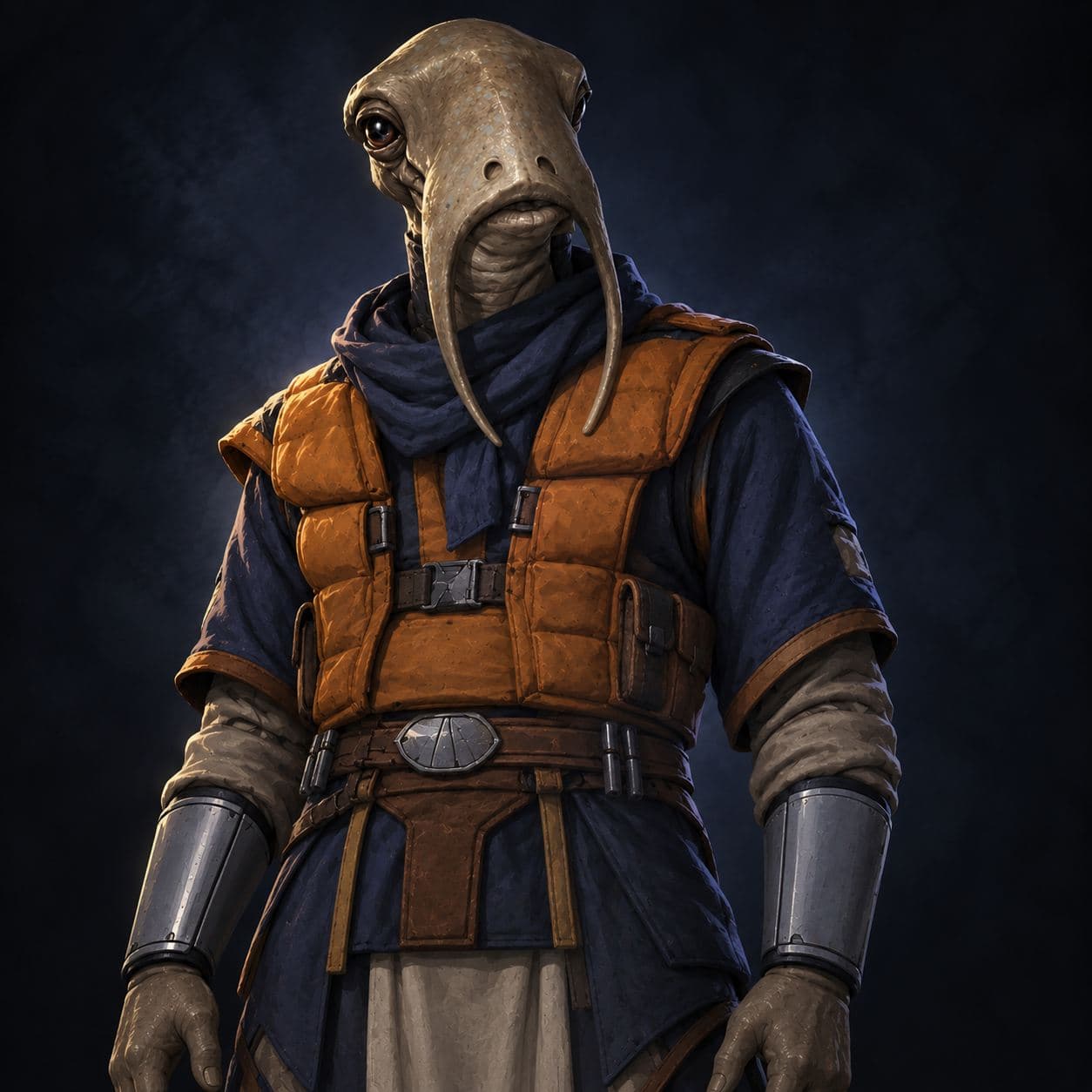Ahto City security, padded for the docks