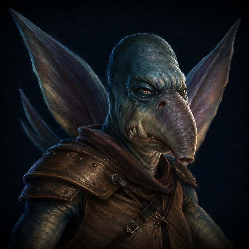 Toydarian — playable species portrait for the Star Wars Universe RPG
