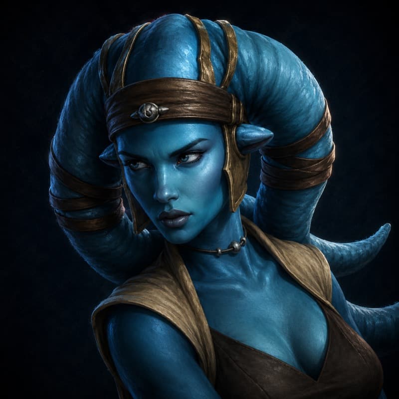 Twi'lek — playable species portrait for the Star Wars Universe RPG