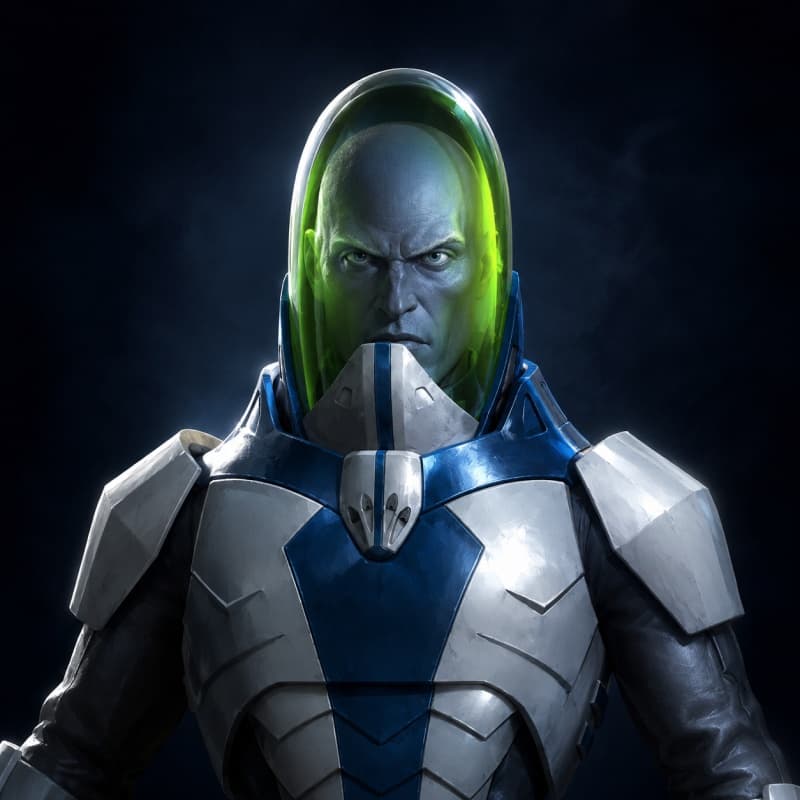 The militia soldier — helmet aglow, born to fight in the dark